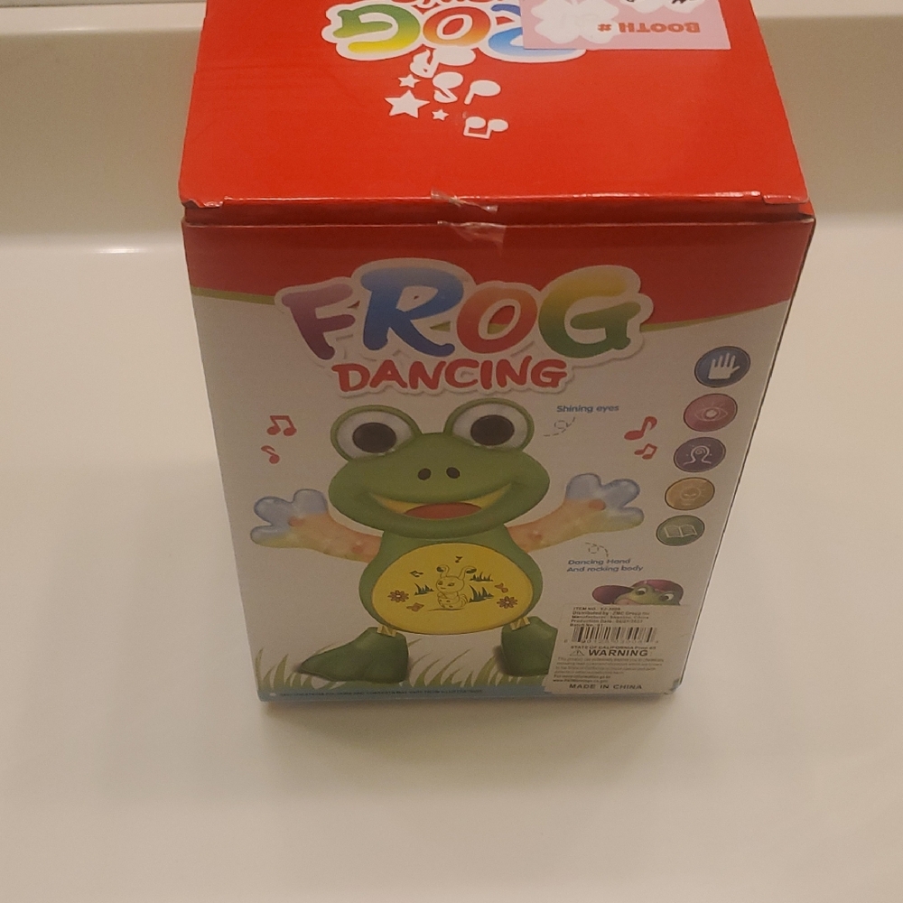 Frog Dancing Musical Plush Toy - Green